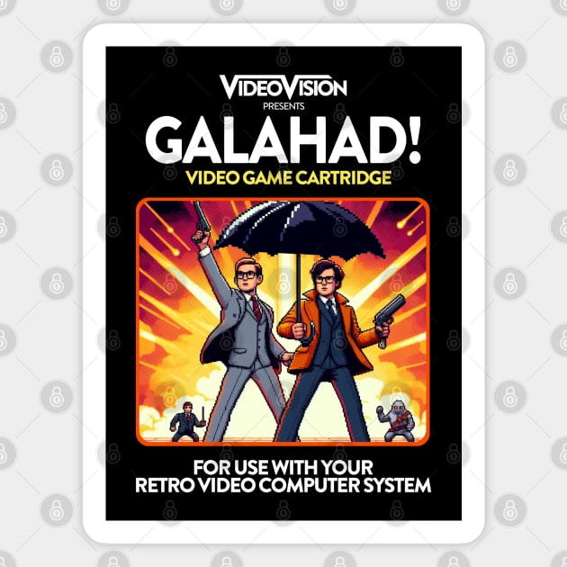 Galahad 80s Game Magnet by PopCultureShirts